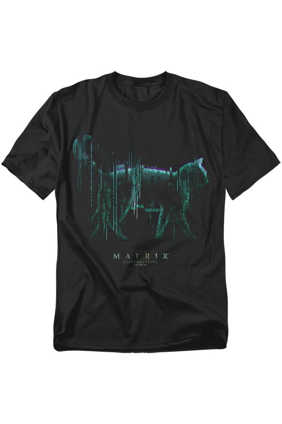 (2021) T-Shirt Glitch Cat Unisex Graphic Tee For Men & Women