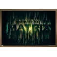 thumbnail image 1 of The Matrix: Resurrections - Glitch in the Matrix Wall Poster, 14.725" x 22.375", Framed, 1 of 3
