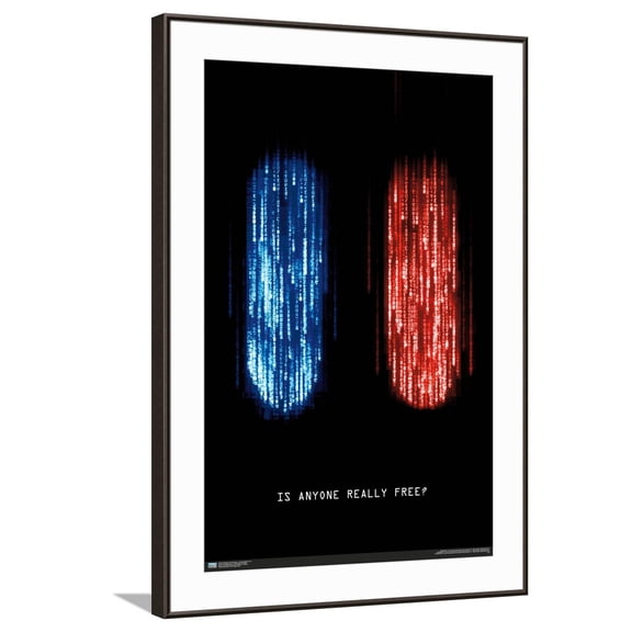 The Matrix: Resurrections - Is Anyone Really Free Canvas Wall Poster, 22.375" x 34"