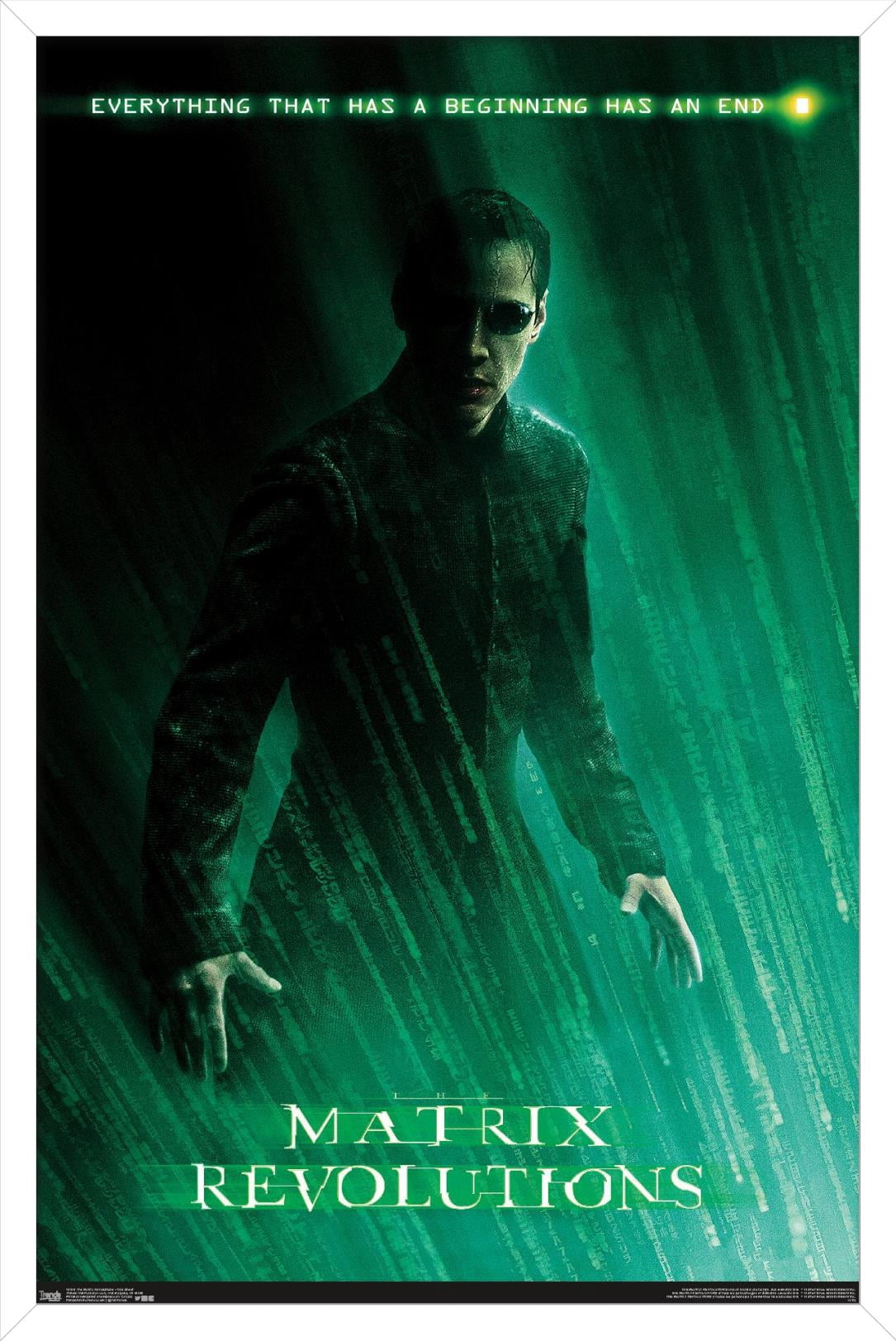 The Matrix Revolutions - One Sheet Wall Poster, 14.725" x 22.375" Framed