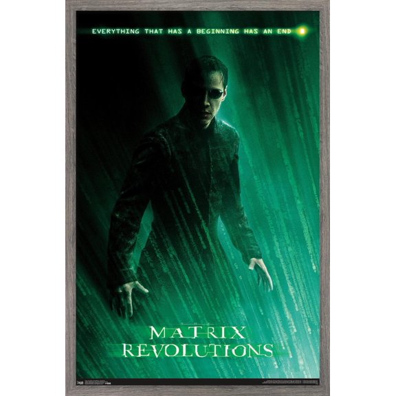 The Matrix Revolutions - One Sheet Wall Poster, 22.375" x 34", Framed