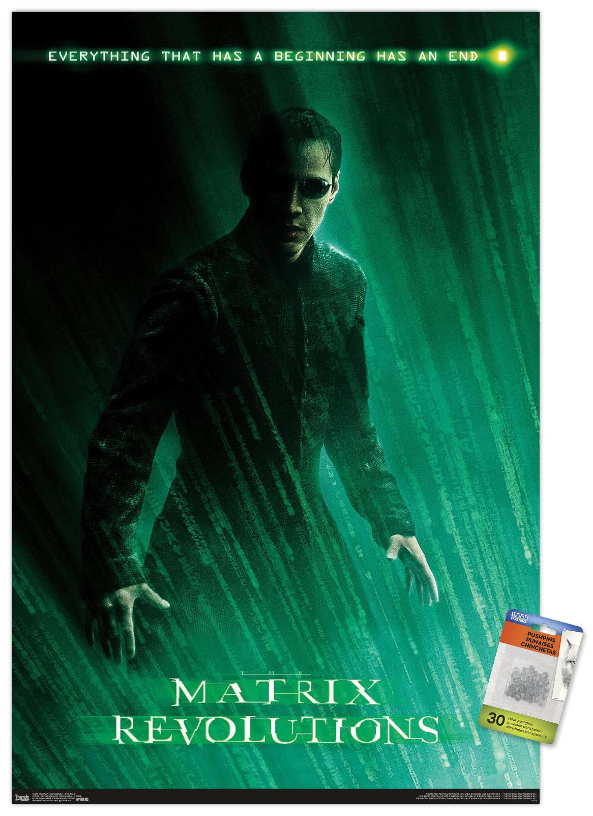 The Matrix Revolutions - One Sheet Wall Poster with Pushpins