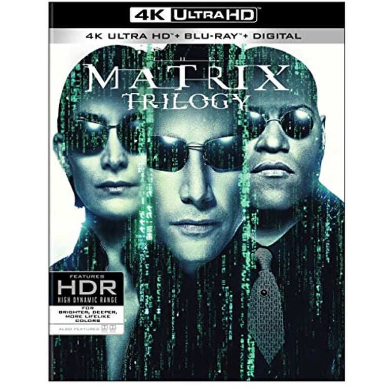 Warner Home Video: The Matrix Trilogy - 4K Ultra HD & Blu-ray