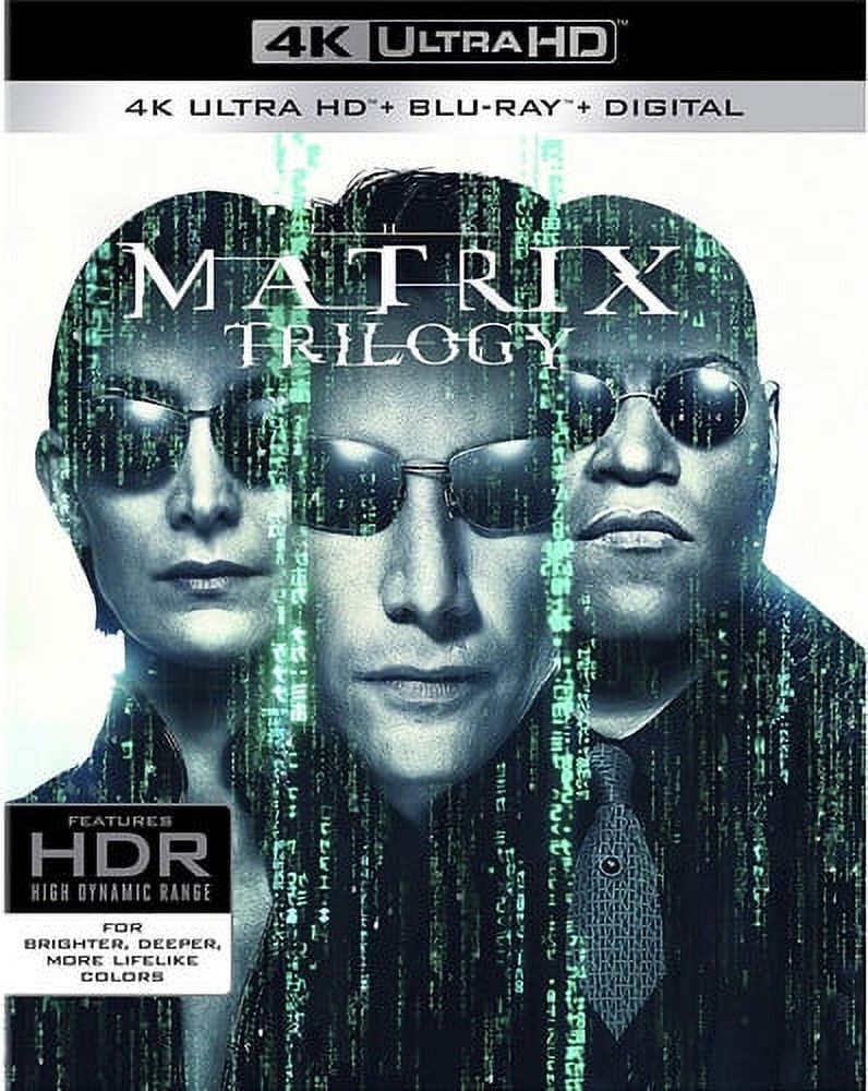 The Matrix Trilogy (4K Ultra HD + Blu-ray), Warner Home Video, Action & Adventure - image 1 of 2