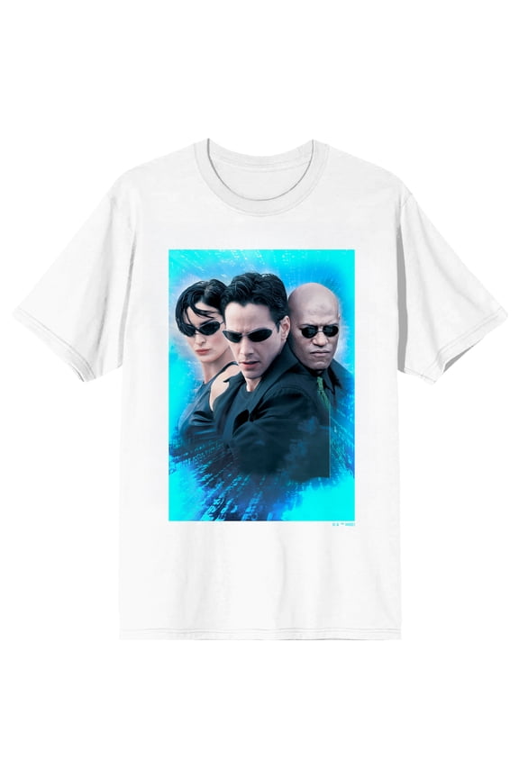 The Matrix We Know Kung Fu on White Adult T-Shirt-XL