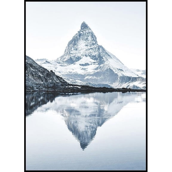 The Matterhorn Poster Wall Art, Modern Wall Decor For Living Room Bedroom, 12x18 UNFRAMED