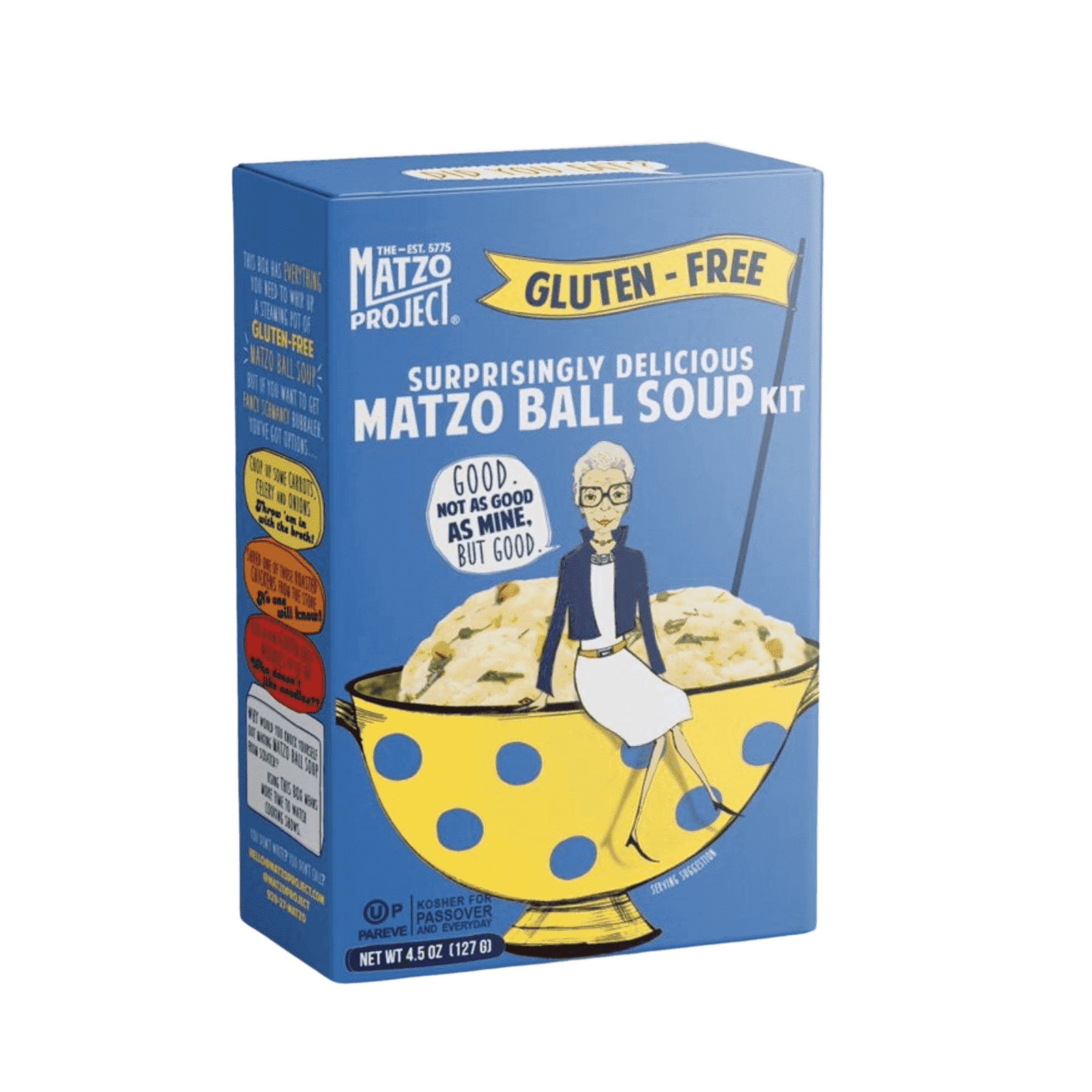 The Matzo Project Gluten Free Matzo Ball Soup Kit, Kosher for