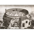 thumbnail image 1 of The Mausoleum Of Augustus  Rome  Italy. 18Th Century Print Poster Print, 1 of 2