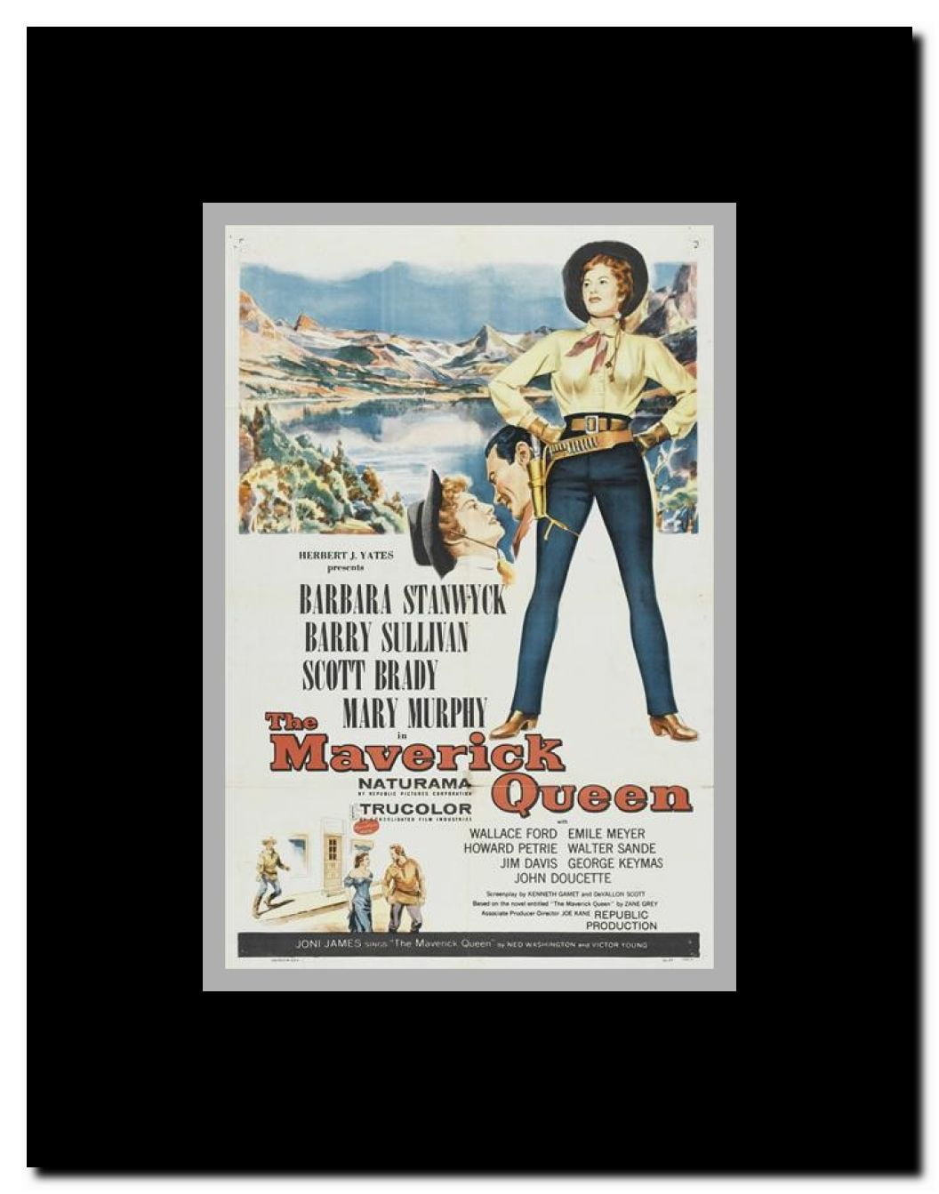 The Maverick Queen Framed Movie Poster