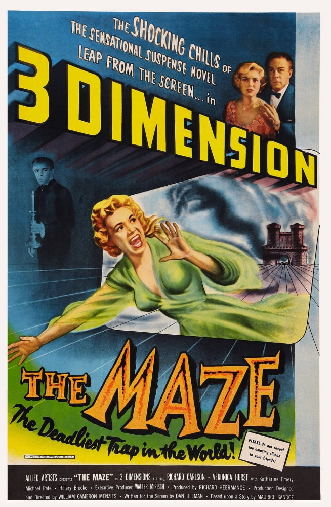 The Maze Canvas Art - (11 x 17)