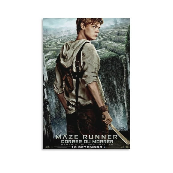 The Maze Runner Movie Poster Canvas Art Poster and Wall Art Picture Print Modern Family bedroom Decor Posters 12x18inch(30x45cm)