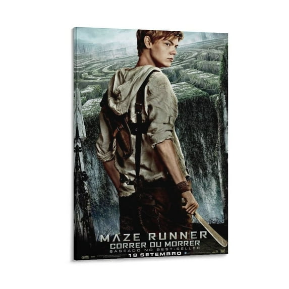 The Maze Runner Movie Poster Picture Print Wall Art Poster Painting Canvas Posters Artworks Gift Room Aesthetic 24x36inch(60x90cm)
