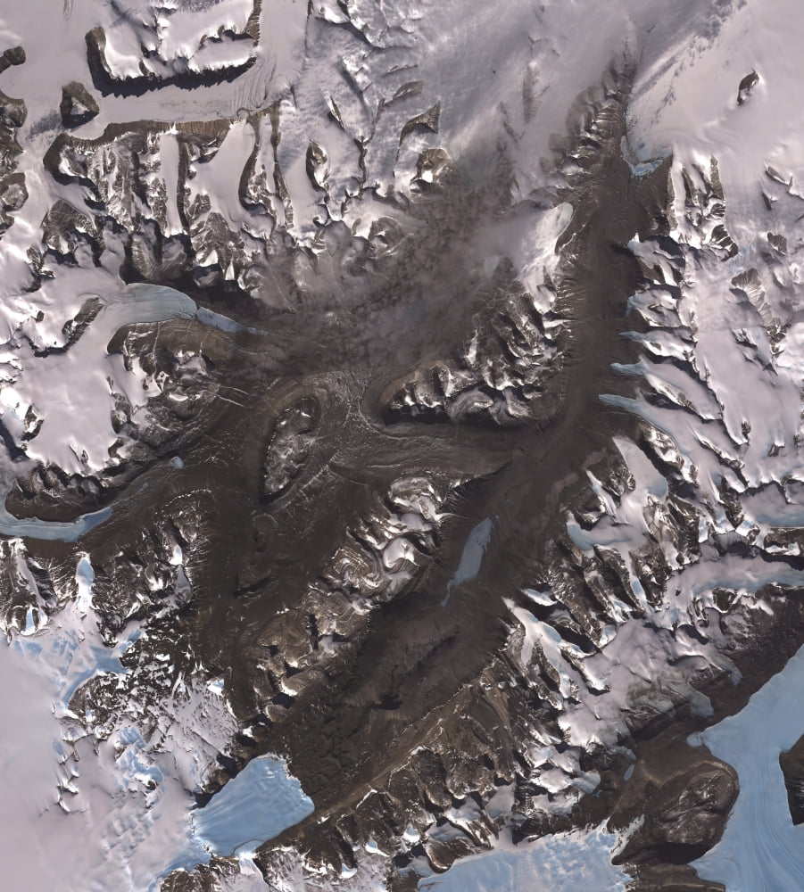 The McMurdo Dry Valleys west of McMurdo Sound Antarctica Canvas Art - Stocktrek Images (27 x 30)