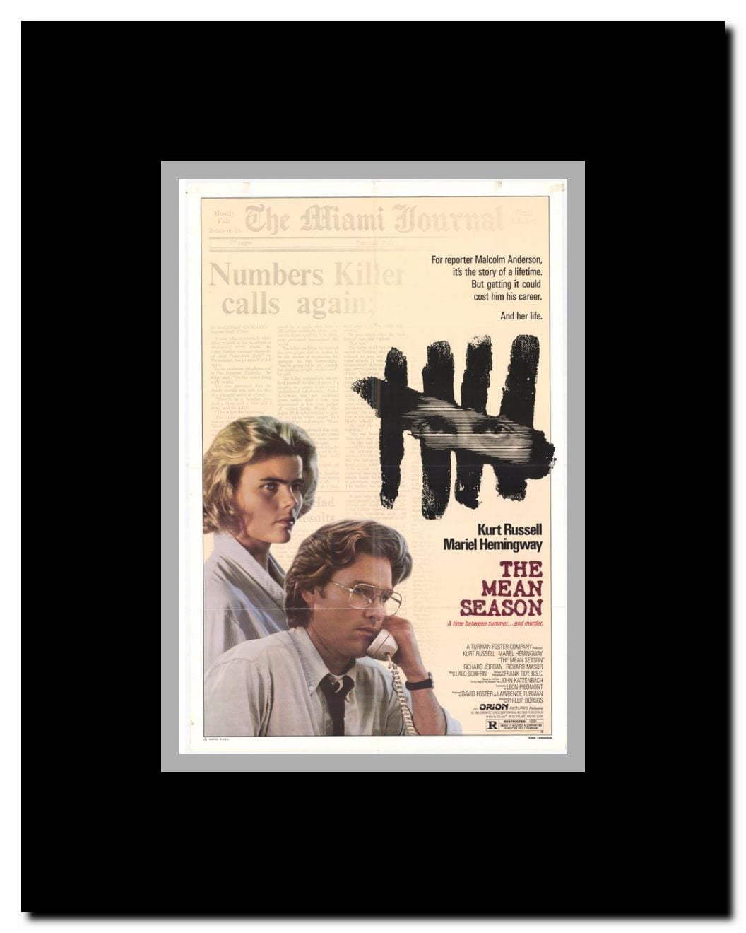 The Mean Season Framed Movie Poster