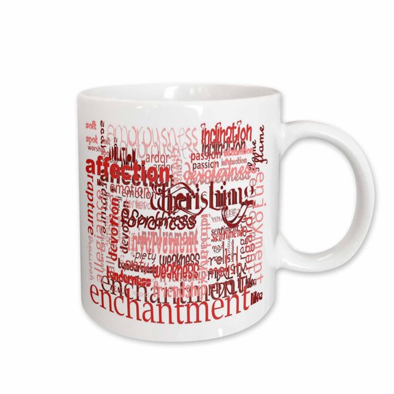3drose, the Meaning of Love - What Love Means, Love Meaning, What Is Love, Romantic, Typography, Valentine, 11oz Mug