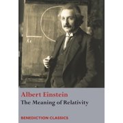 The Meaning of Relativity, Paperback