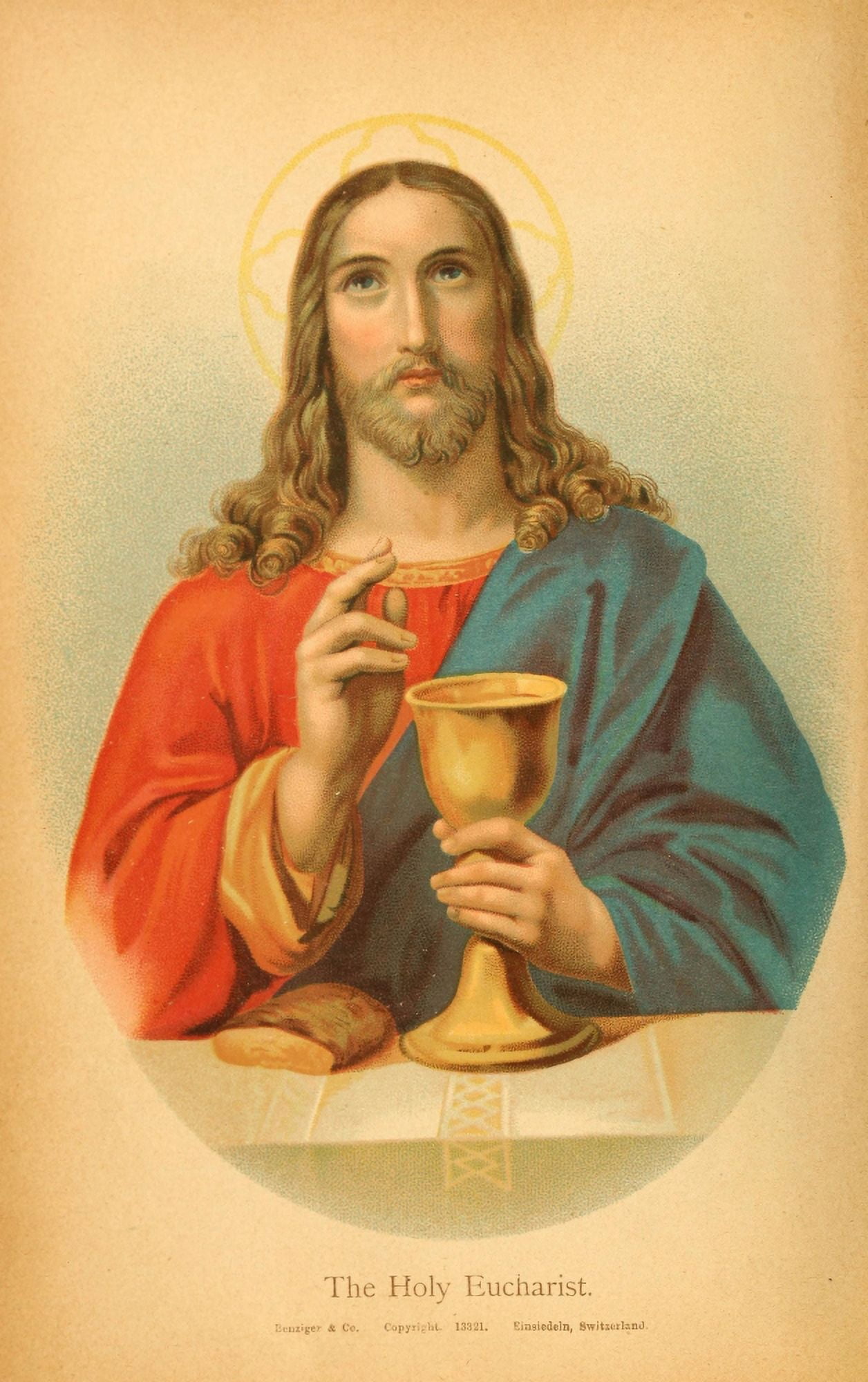 The Means of Grace 1894 The Holy Eucharist Canvas Art - Unknown (18 x 24)