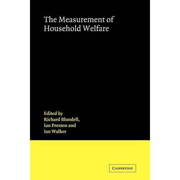 The Measurement of Household Welfare, (Paperback)