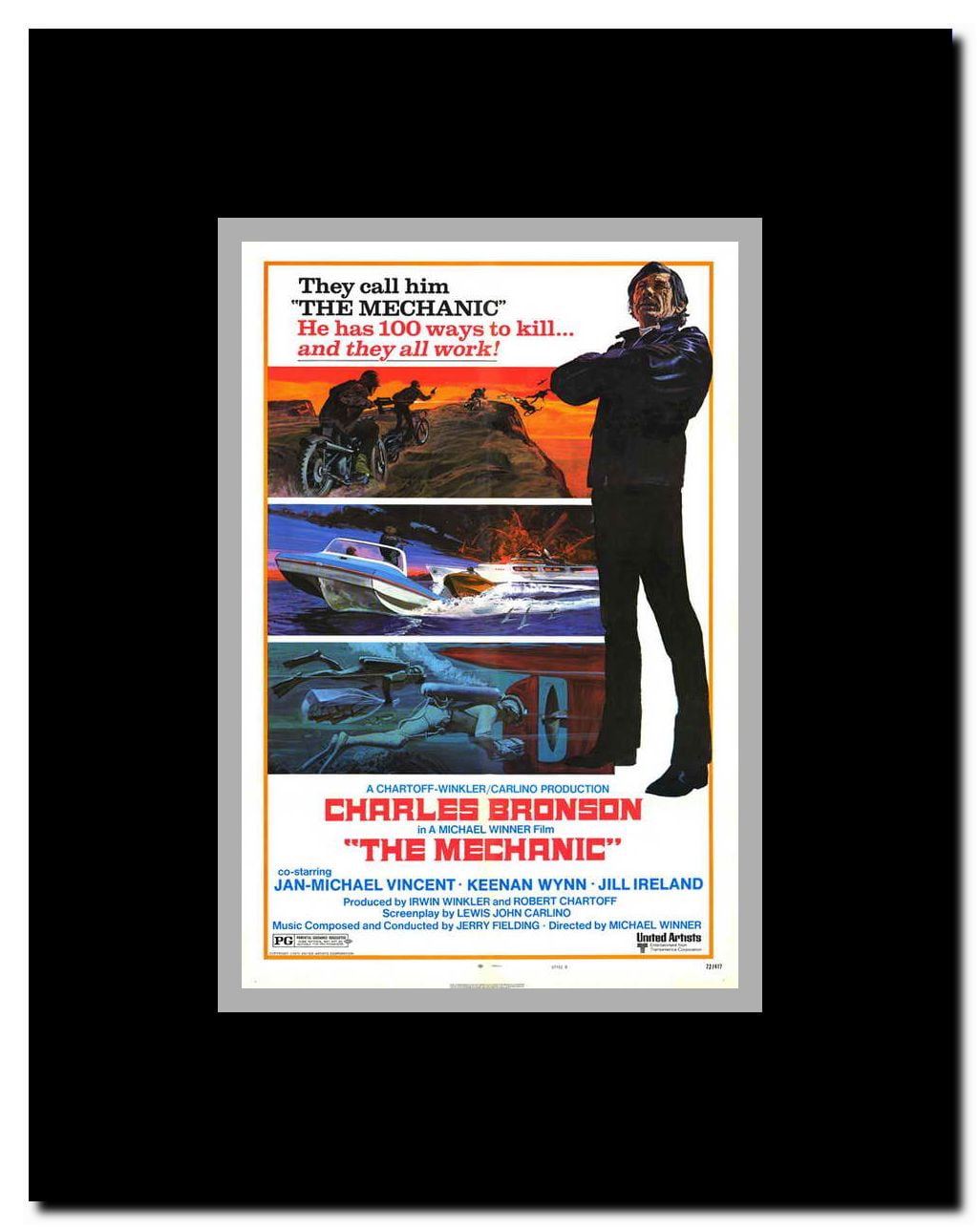 The Mechanic Framed Movie Poster