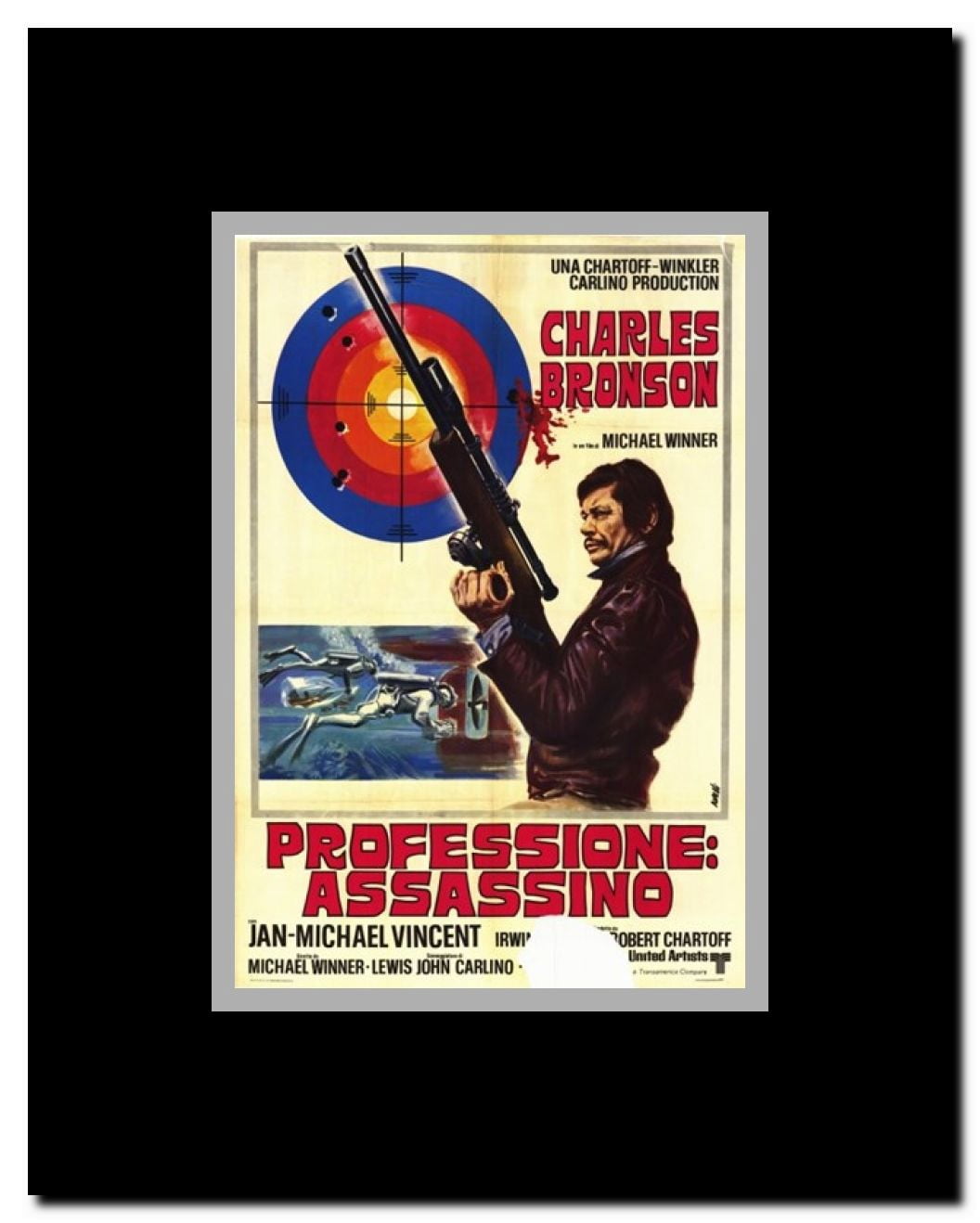 The Mechanic Framed Movie Poster