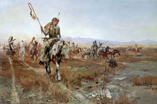 The Medicine Man Canvas Art - Charles M Russell (24 x 36)