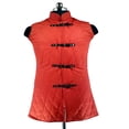 thumbnail image 1 of The Medievals Men Fancy Dress Gambeson Thick Padded Coat Aketon Jacket Armor - Red Cotton Fabrics, 4x-Large, 1 of 5
