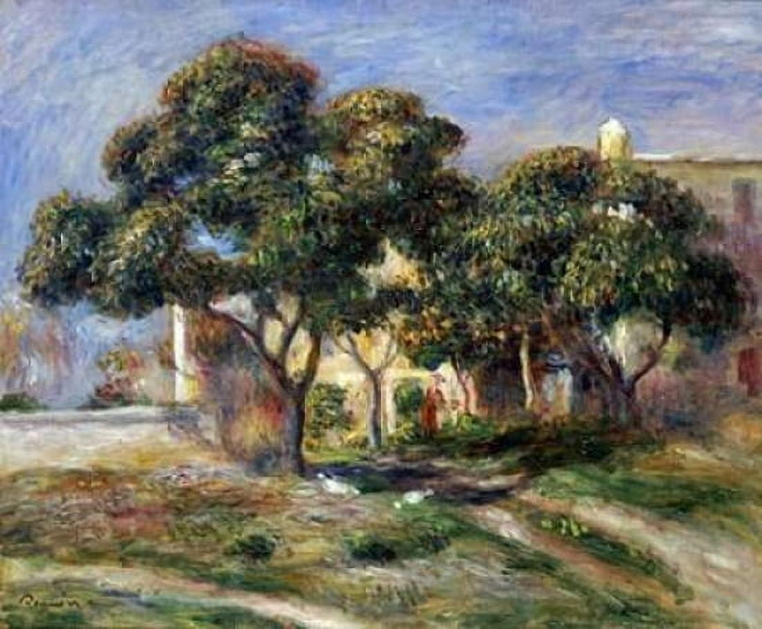 The Medlar Trees Canvas Art - Pierre-Auguste Renoir (20 x 24)