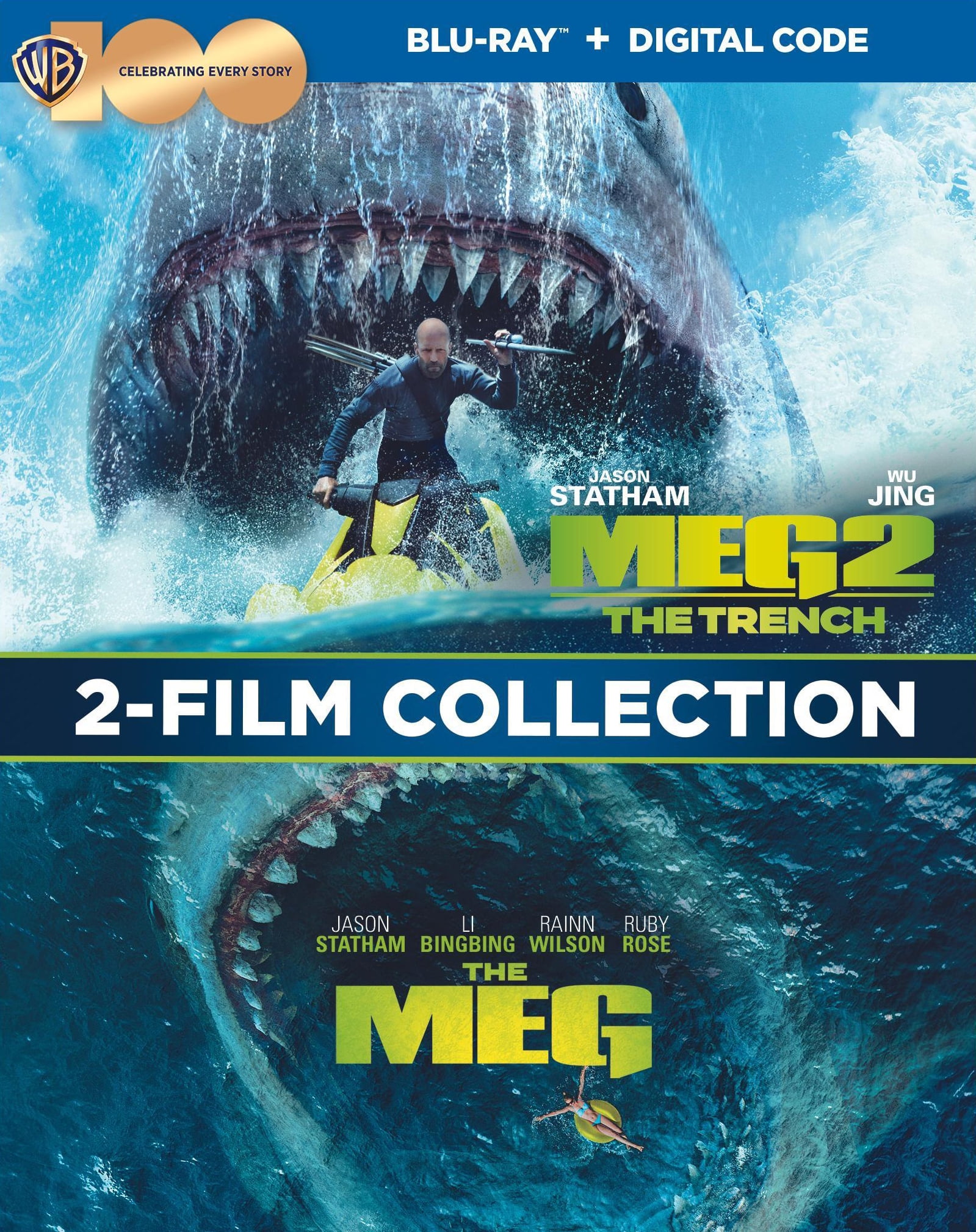 The Meg 2-Film Collection (Blu-ray + Digital Copy) - Walmart.com