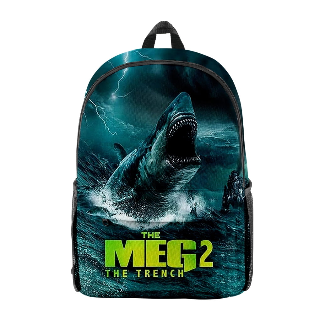 The Meg 2 The Trench Merch Zipper Backpack Fashion Men/Women 3D Print