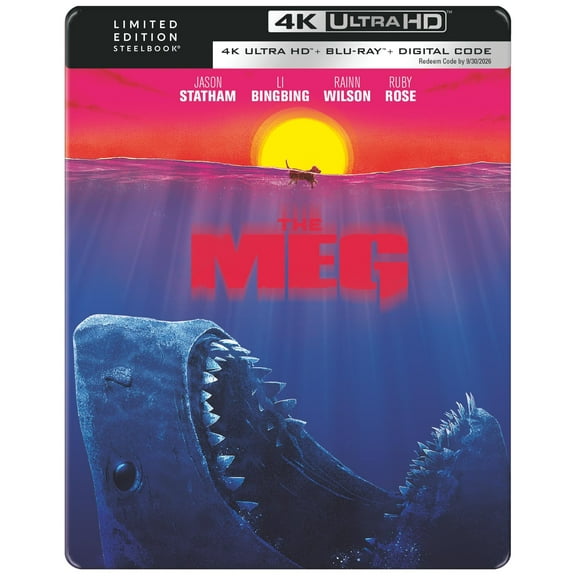 The Meg (Walmart Exclusive) (Steelbook) (4K Ultra HD + Blu-ray + Digital Copy)