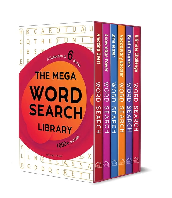 The Mega Word Search Library: Gift Boxset for Kids (a Collection of 6