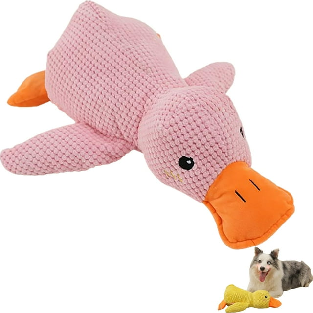 The Mellow Calming Duck Doy Toy for Dogs,Quacking Duck Toy, Zentric