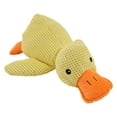 Zentric Mellow Calming Duck Plush Dog Toy, Fuzzy Quacking Toy for Small