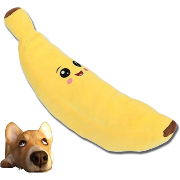 The Mellow Dog Calming Banana Toy,Banana Dog Toy,Less Lonely,for Dogs,Keep Dogs Interested Forevers (1pc)
