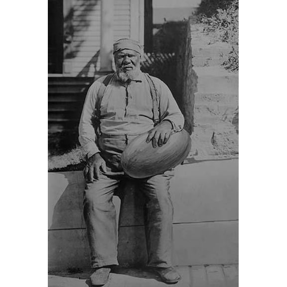 The Melon-cholic days have come, the gladdest of the year-Fine art canvas print (20" x 30")