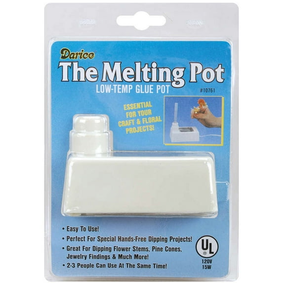 The Melting Pot Low-Temp Glue Pot-7.95"X5.54"X2.5", Pk 2, Darice