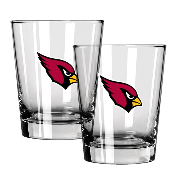 The Memory Company Arizona Cardinals 15oz. Two-Pack Rocks Glass Gift Set