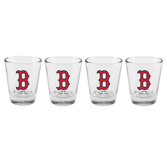 The Memory Company Boston Red Sox 4-Pack 2oz. Shot Glass Set