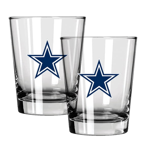 The Memory Company Dallas Cowboys 15oz. Two-Pack Rocks Glass Gift Set