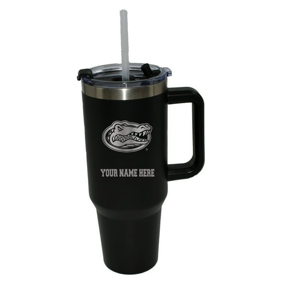 The Memory Company  Florida Gators Personalized Black 40oz. Colossal Tumbler