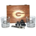 thumbnail image 1 of The Memory Company Georgia Bulldogs 2-Pack Rocks Glass Box Set with Stone Cubes, 1 of 1