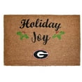 thumbnail image 1 of The Memory Company Georgia Bulldogs 23" x 35" Holiday Door Mat, 1 of 1