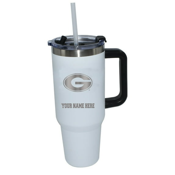The Memory Company Georgia Bulldogs Personalized White 40oz. Colossal Tumbler