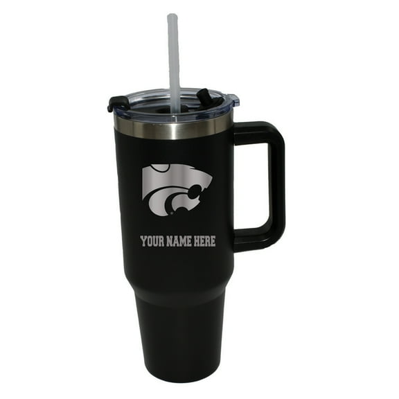 The Memory Company Kansas State Wildcats Personalized Black 40oz. Colossal Tumbler