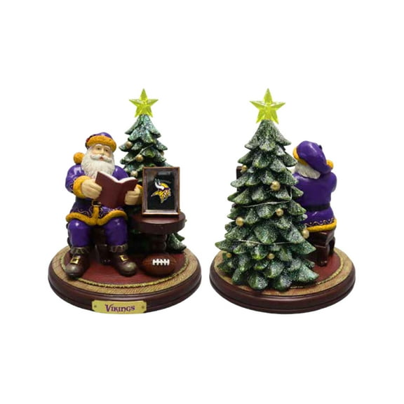 The Memory Company Minnesota Vikings Christmas Story Santa Figurine