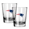 thumbnail image 1 of The Memory Company New England Patriots 15oz. Two-Pack Rocks Glass Gift Set, 1 of 1