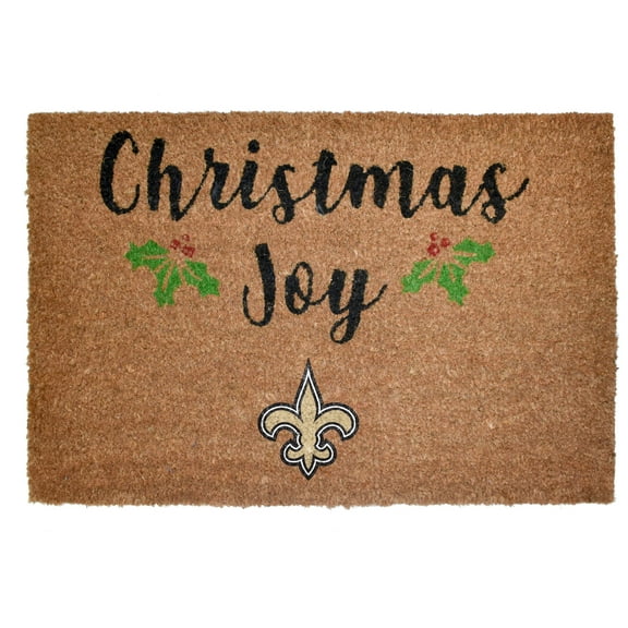 The Memory Company New Orleans Saints 23" x 35" Holiday Door Mat
