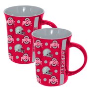 The Memory Company Ohio State Buckeyes 2-Pack 15oz. Line Up Ceramic Mugs