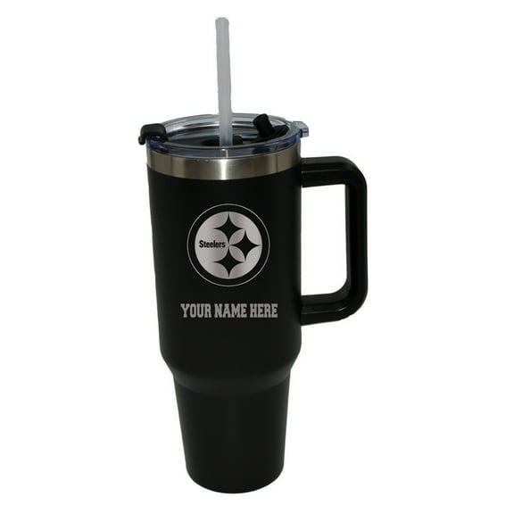 The Memory Company Pittsburgh Steelers Personalized Black 40oz. Colossal Tumbler