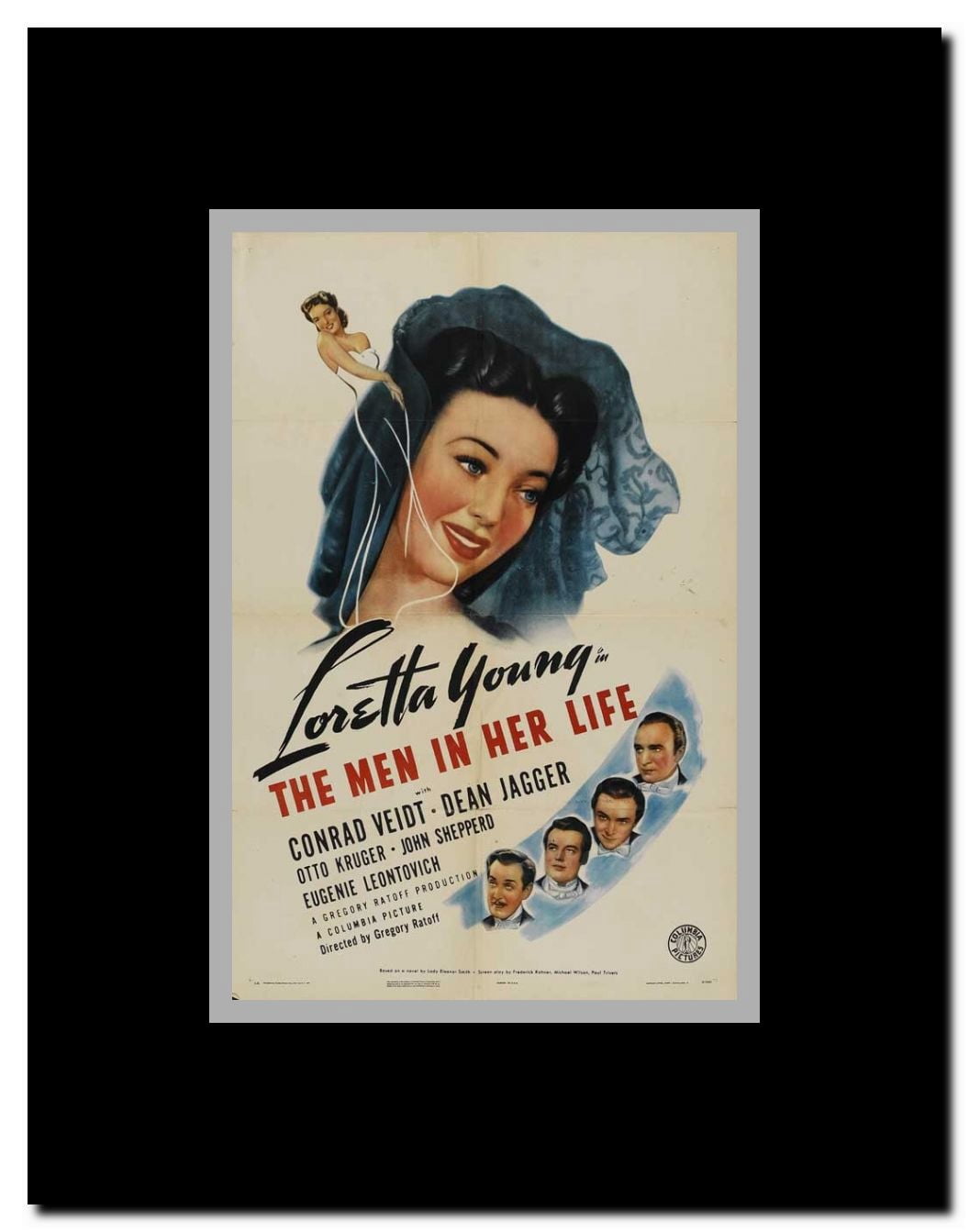 The Men in Her Life Framed Movie Poster